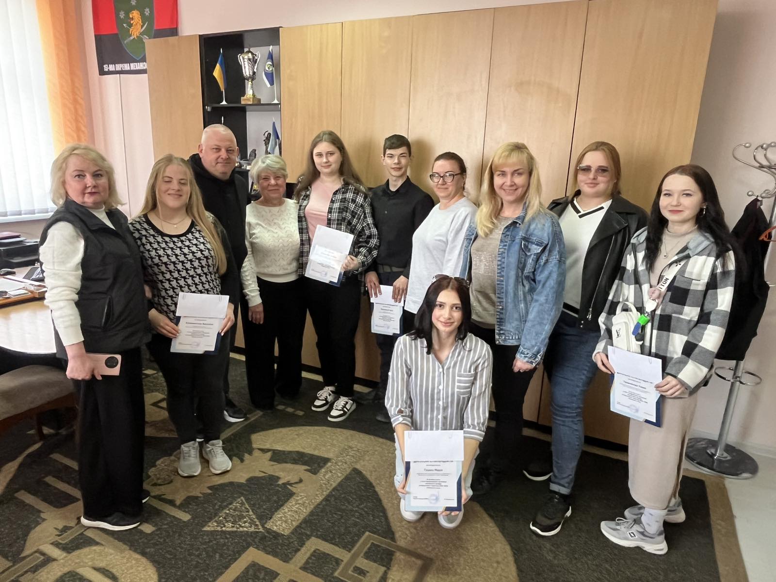 Здобувачка освіти Комарова Тетяна отримала іменну стипендію міського комітету ПМГУ